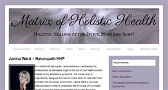 Desktop Screenshot of matrixofholistichealth.com